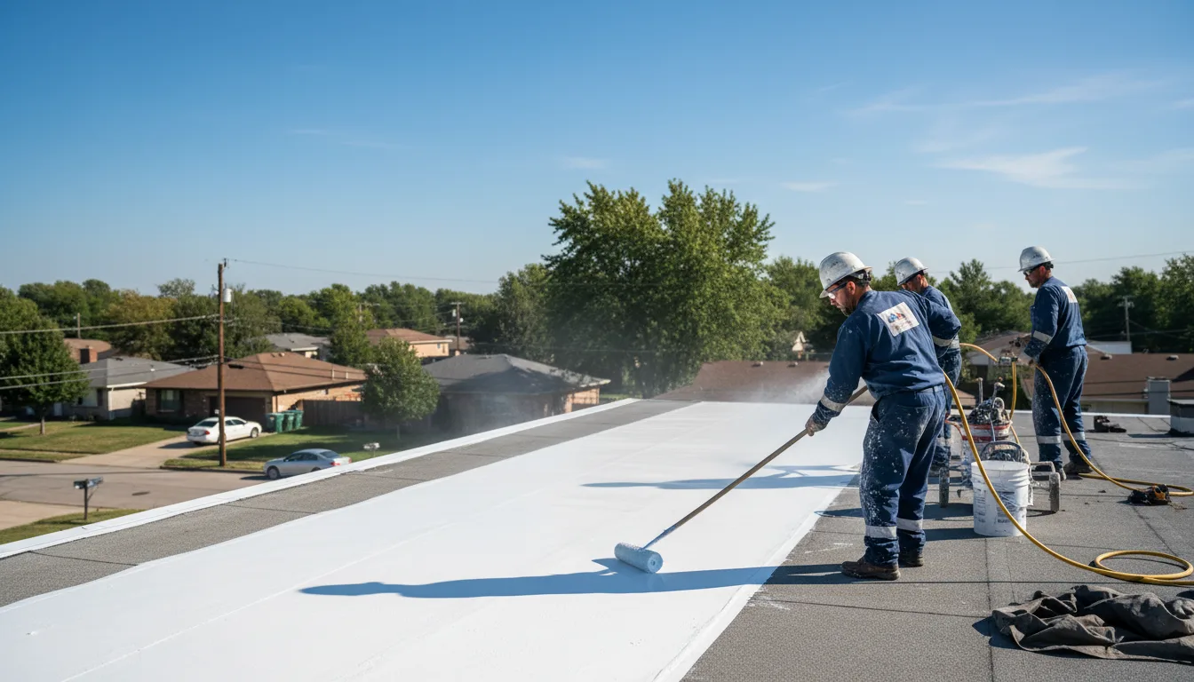 Commercial roof coating in Bowman, GA near me